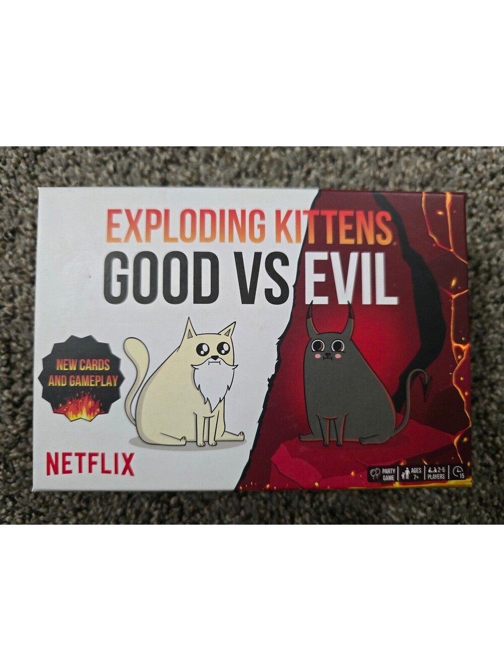 Exploding Kittens Good vs Evil Card Game - New Edition
